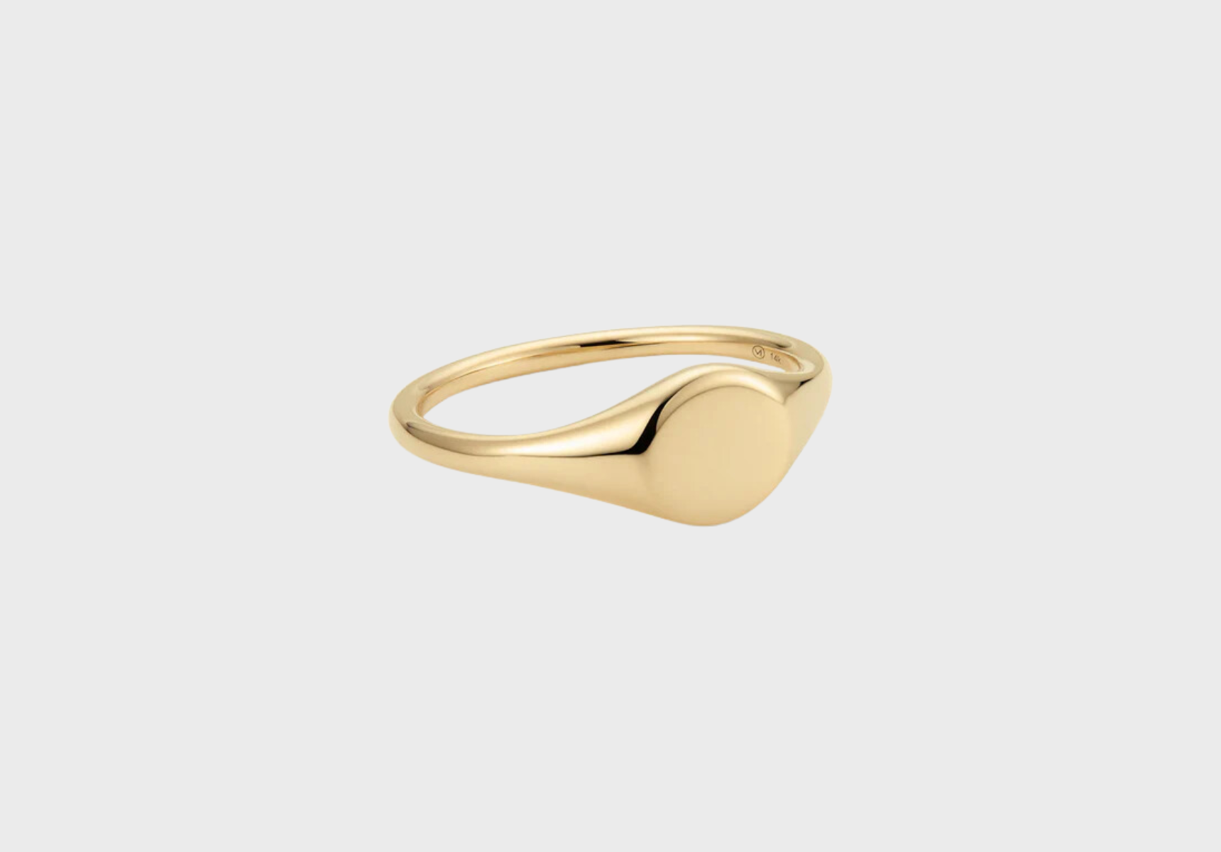 Mejuri signet pinky ring