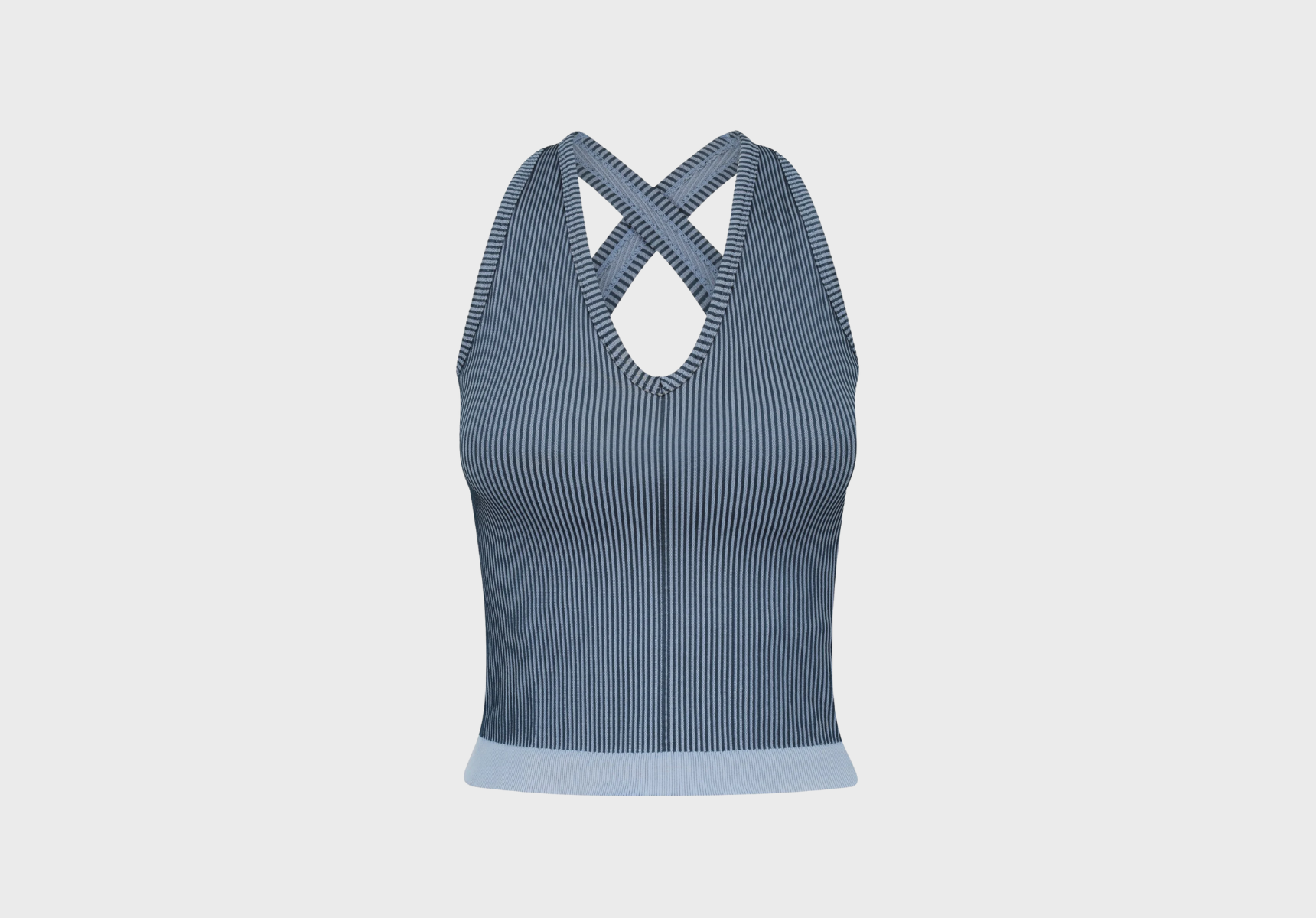 Pinky & Kamal V-Neck cropped tank
