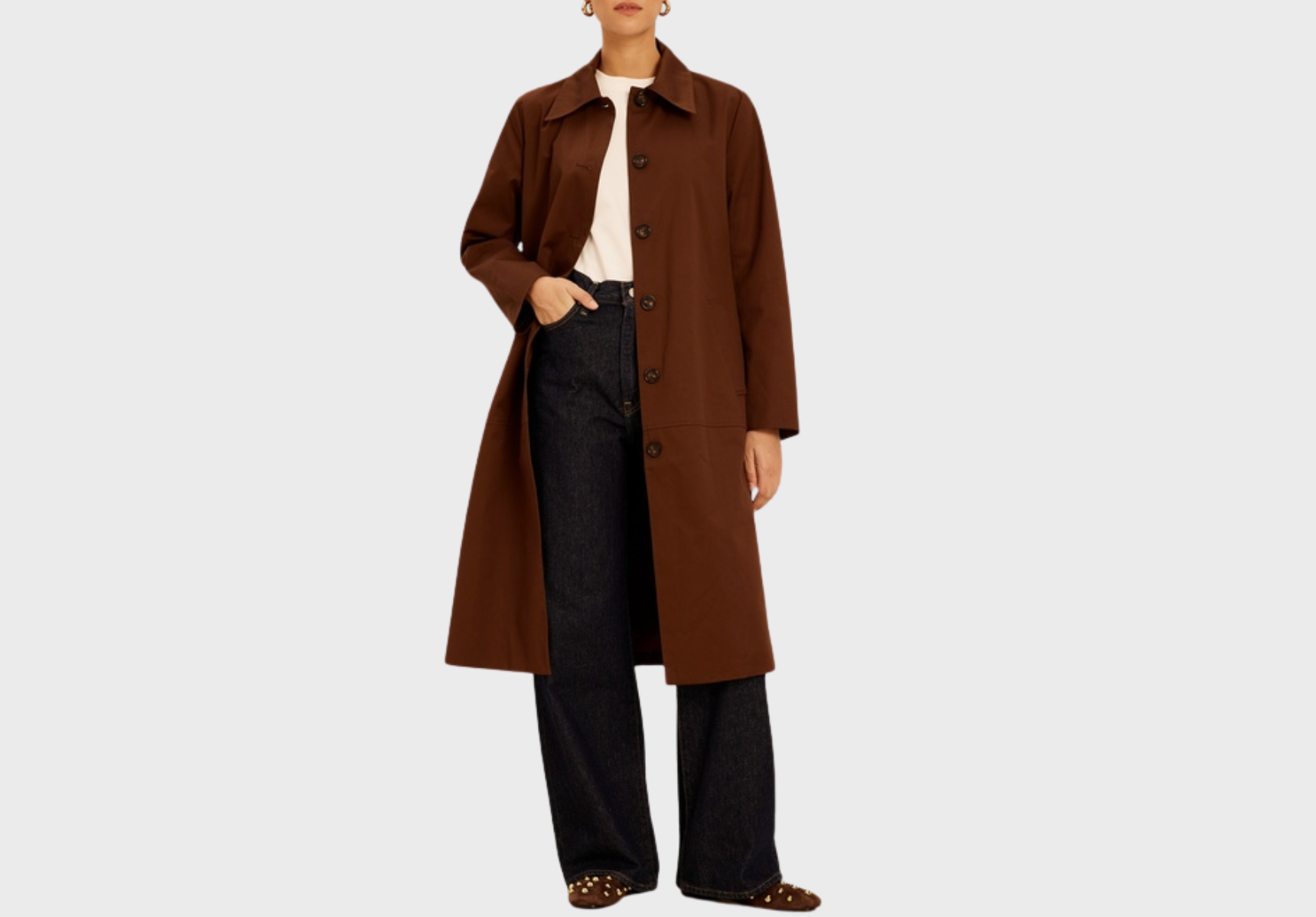 Aere Marnie organic cotton trench