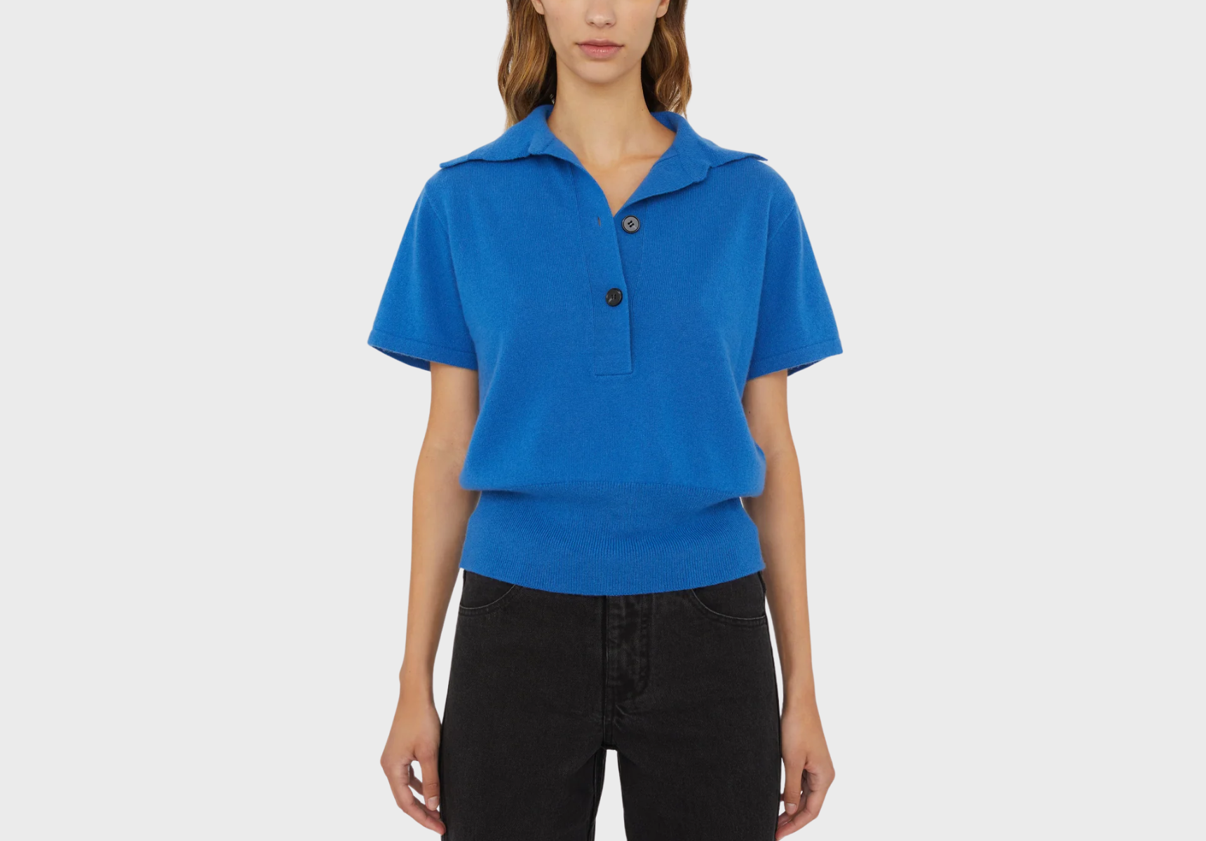 Christopher Esber Cashmere Knit polo top