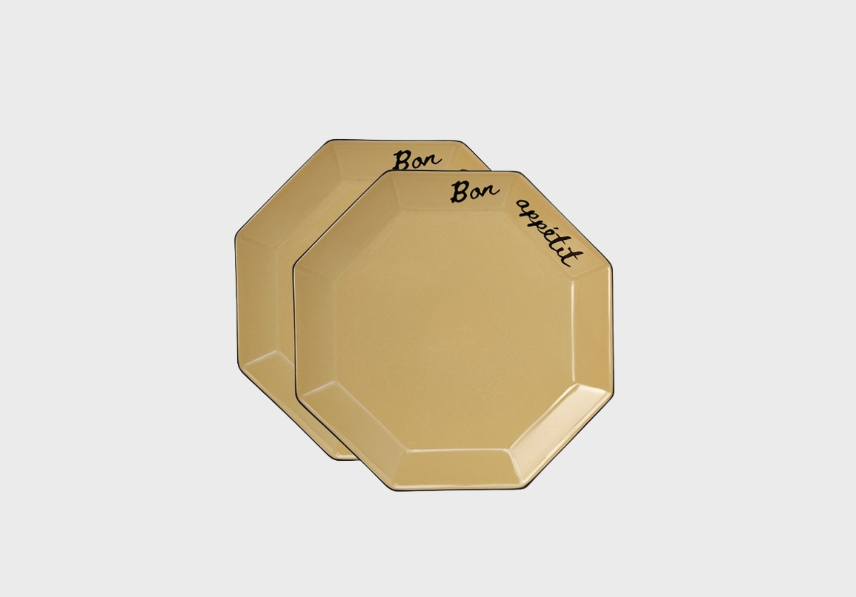 Black Blaze Gem dinner plates