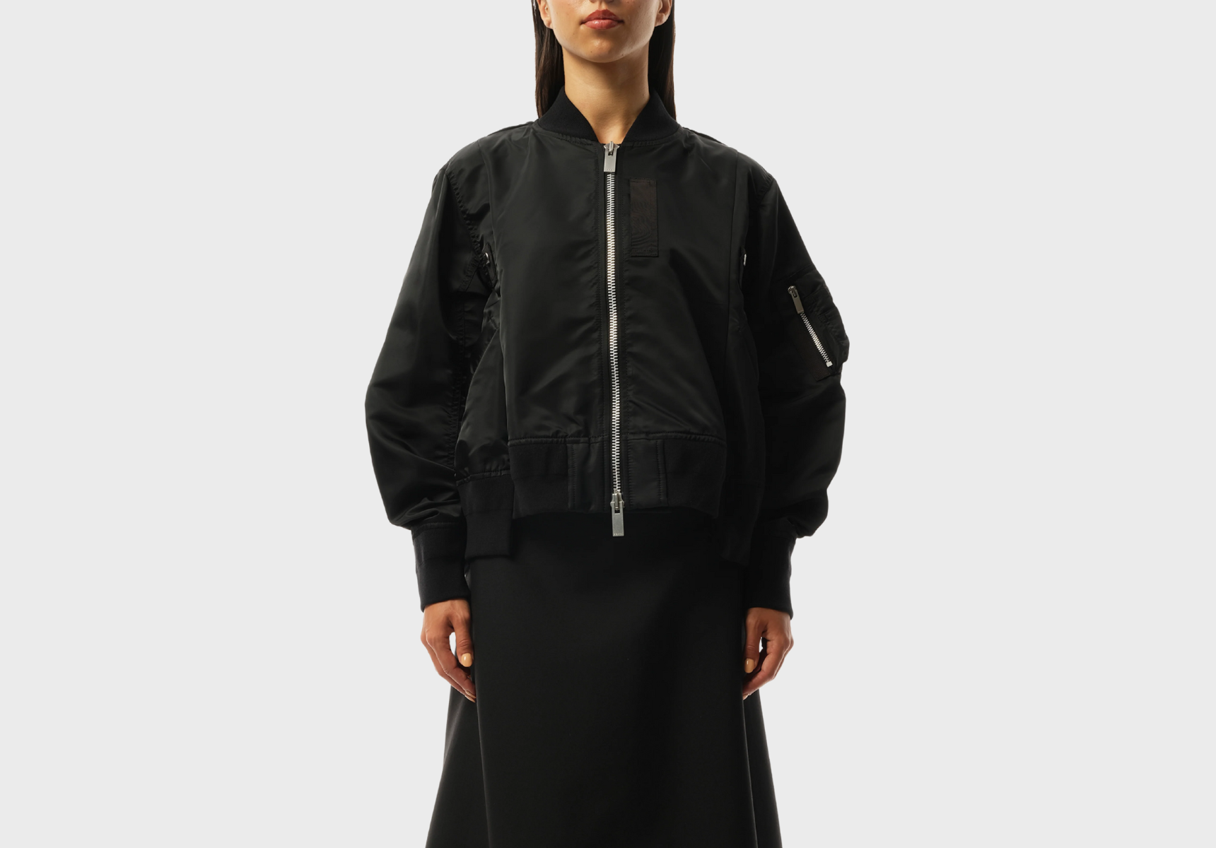Sacai Nylon Twill Zip blouson