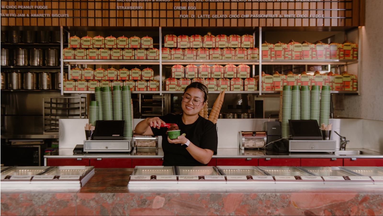 Loewe x Gelato Messina, photo Jiwon Kim