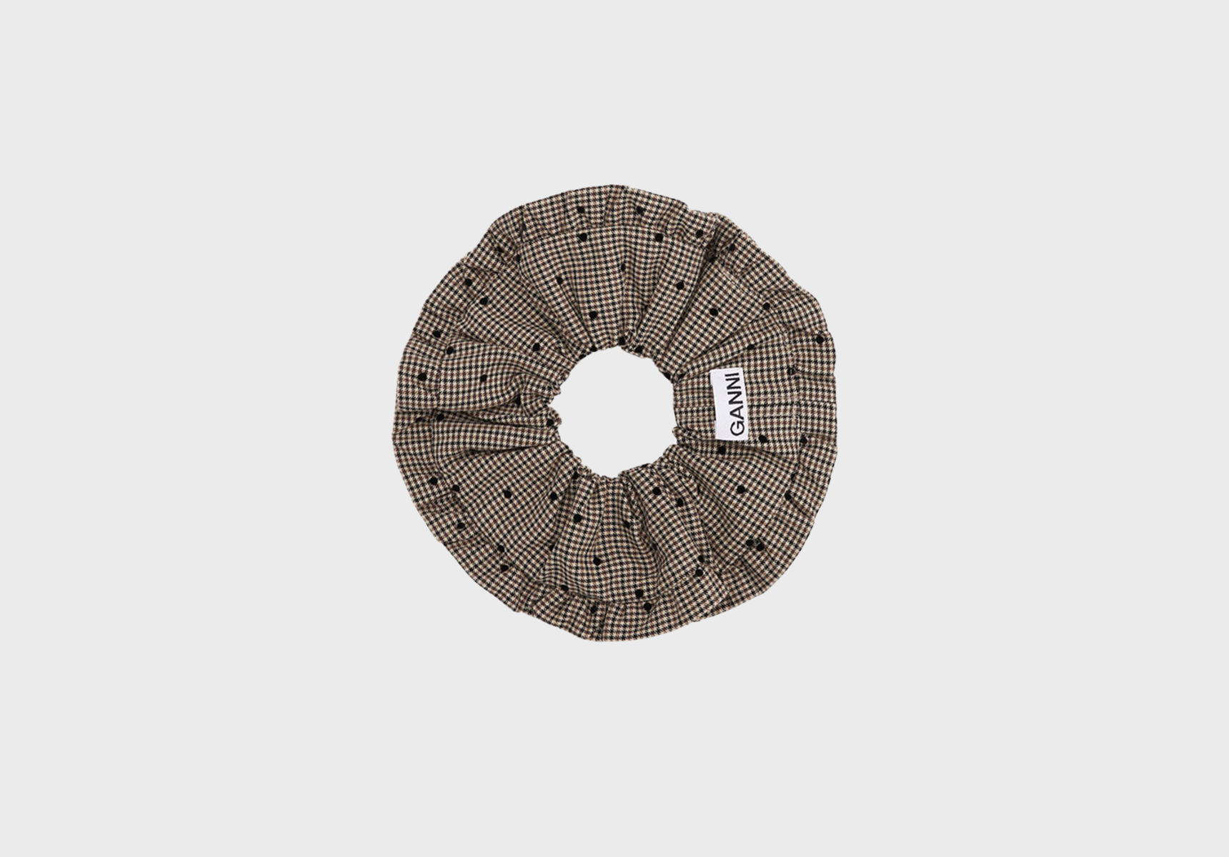 Ganni frill scrunchie