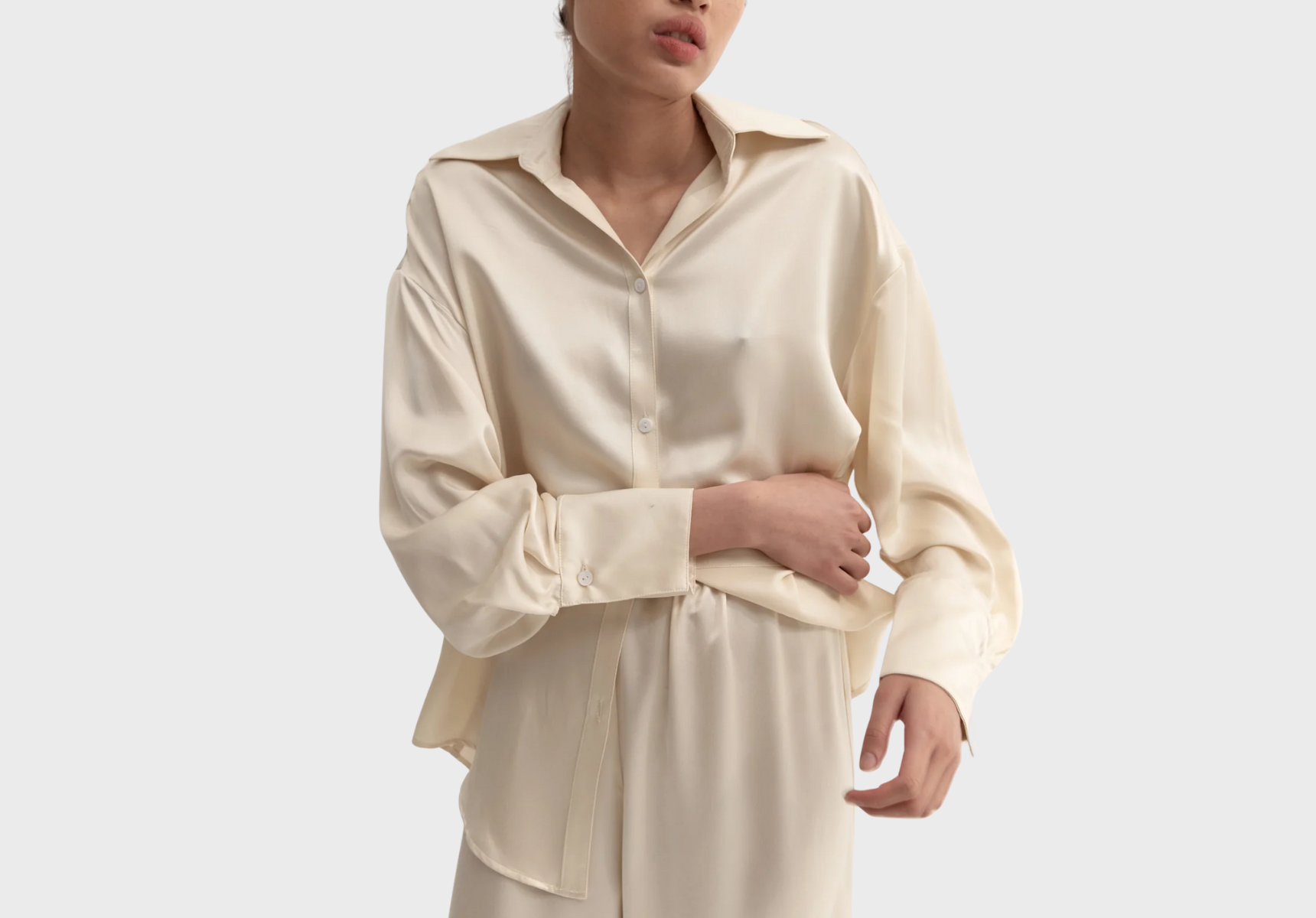 Hyde & Stone Dominique silk shirt