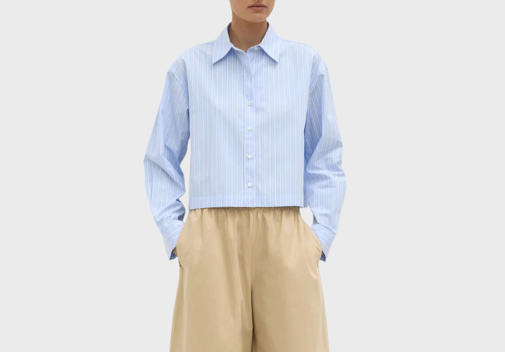Assembly Label Tessa cropped shirt