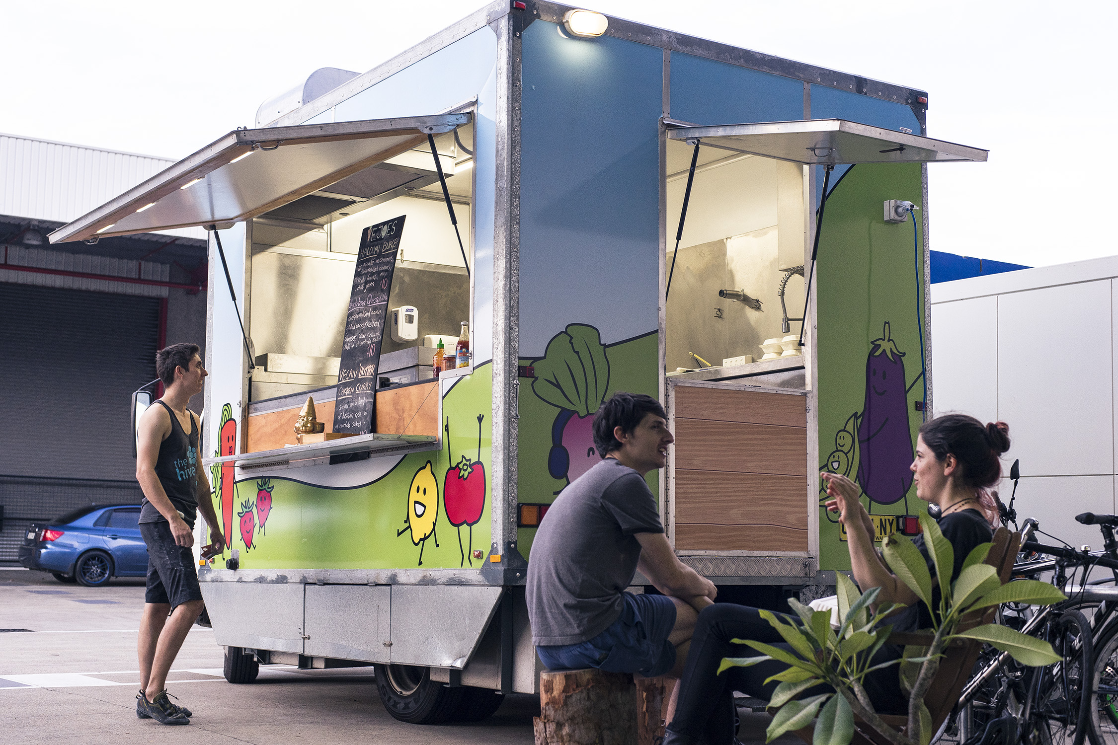 A New Vegetarian Food Truck